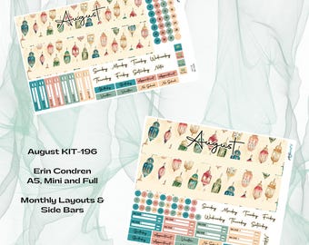 Erin Condren - Kit mensual de agosto - KIT-196 - Sueño con Marruecos