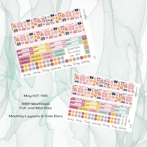 Cahier d'exercices BBP - Mai KIT-190 - Le jour préféré de maman - Mensuel et kit budgétaire