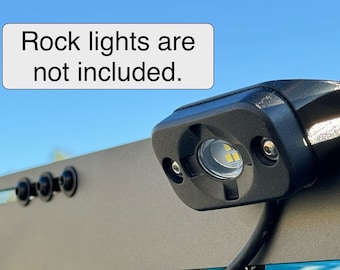 Harbor Freight/Roadshock Angled Rock Light / Camp light Mounts for Prinsu, Sherpa & 1010 extrusion roof racks