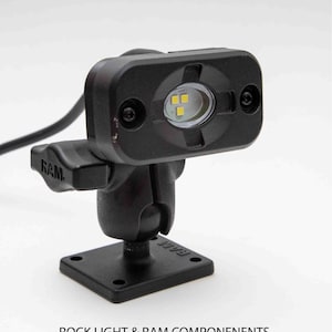 Harbor Freight ROADSHOCK Rock Light to RAM Ball adapter