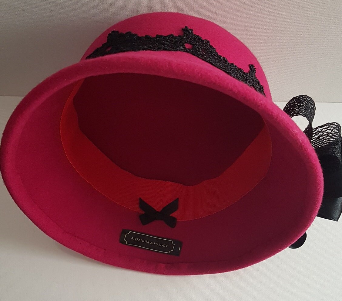 Cloche Hat by Alexander & Hallat New hand made women main image 2