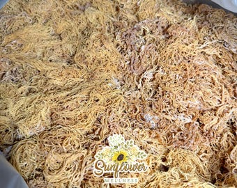 Grade B Raw Sea Moss 5 LB | Wildcrafted St. Lucia Gold Sea Moss | Value Grade for Gel Making, DIY & Bulk Use