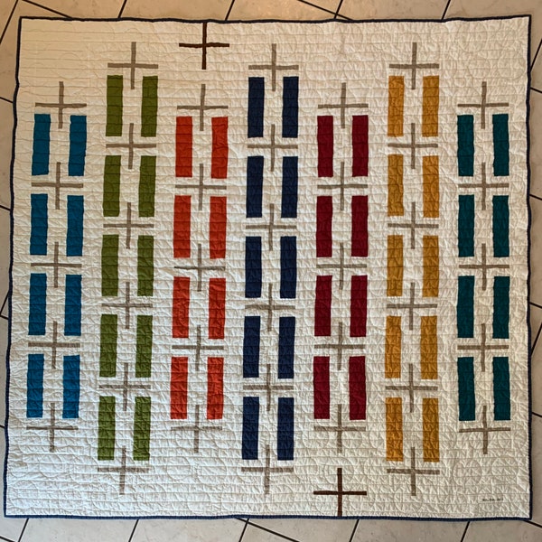 Mid Century Quilt Pattern Etsy