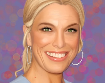 Impresión de retrato de Hannah Waddingham