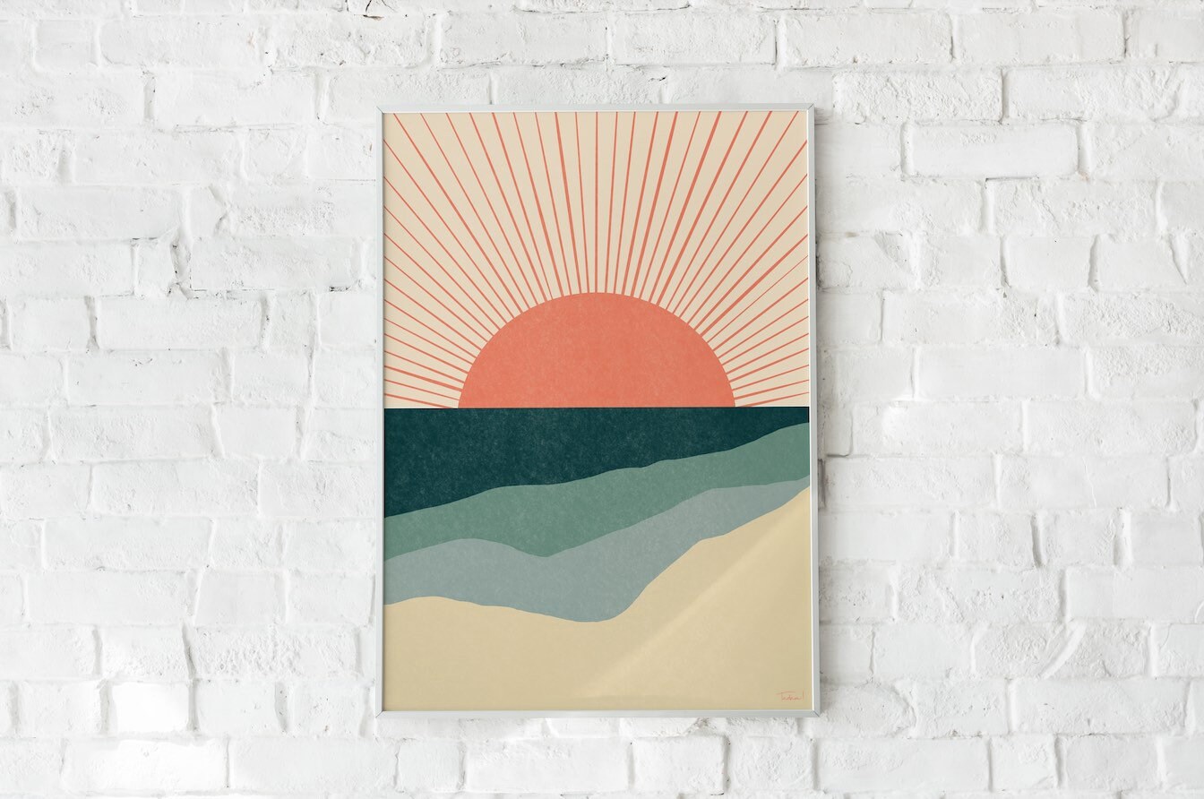 Affiche Décoration Paysage - Lanzarote Sea