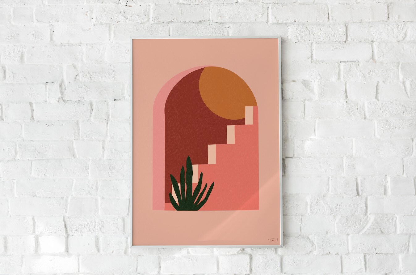 Affiche Décoration Paysage - Lanzarote House