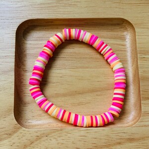 Sunset beaded bracelet