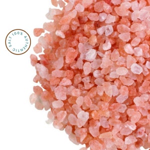 Sal rosa del Himalaya, 2 libras BULK / Fino, grueso, gránulos naturales