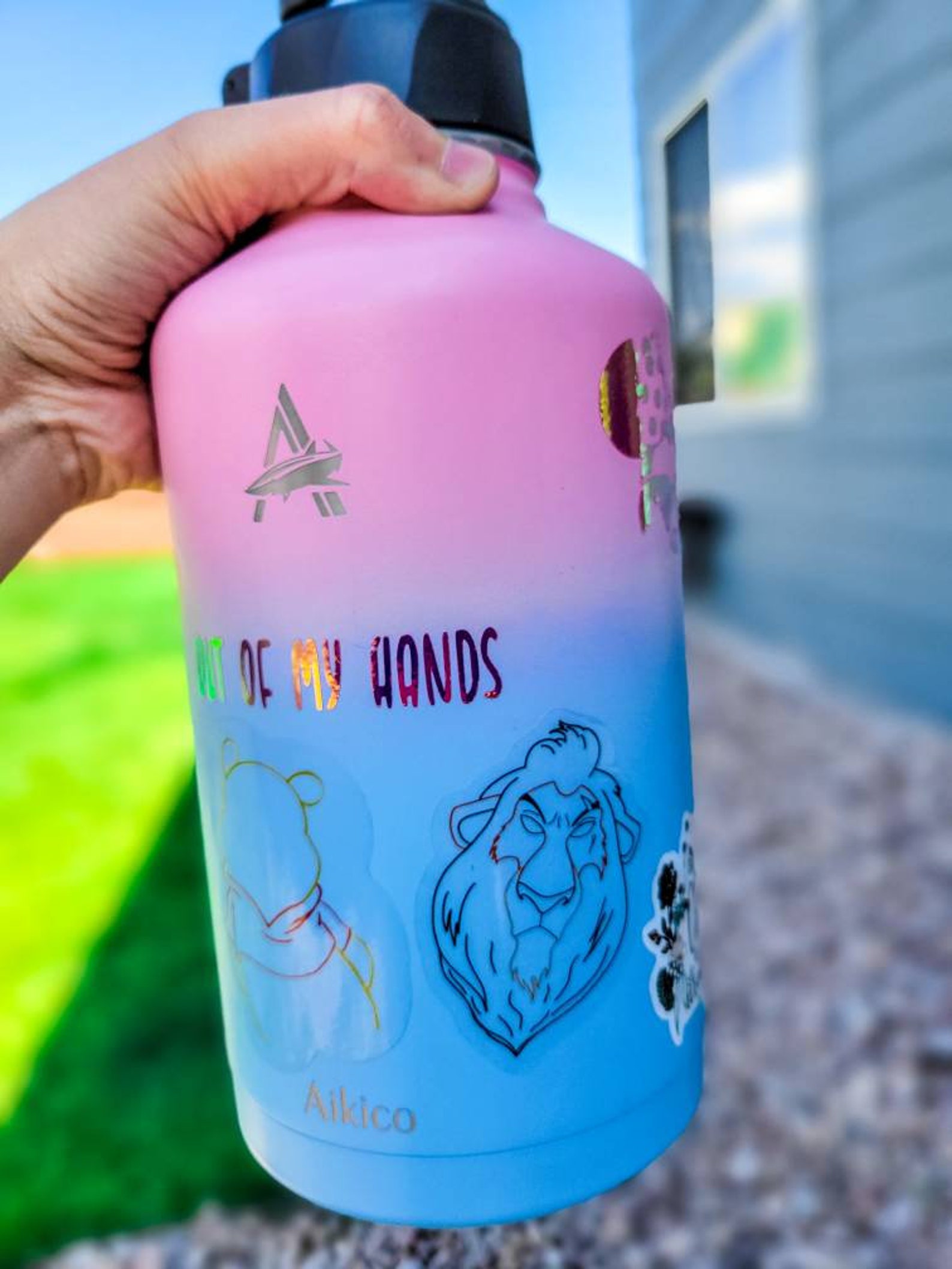 Disney Inspired Scar Sticker Clear Vinyl Lion King Sticker Etsy