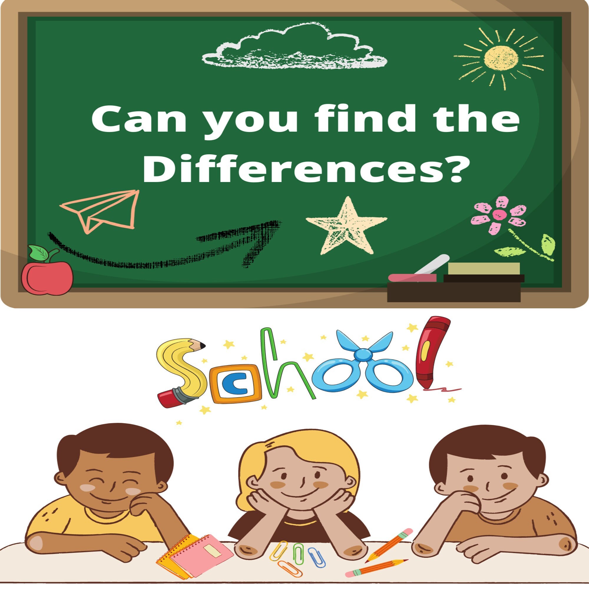 printable preschool worksheets spot the difference birthday etsy