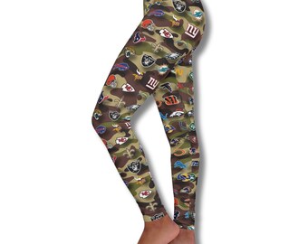 Leggings camouflage NFL « Sports Teams » | Toute nouvelle mode féminine