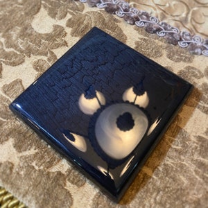 Japanese burned coaster using Shou Sugi Ban technique and inspired by Blacktail Studios, bar coaster, modern coaster, COLD BEVERAGES ONLY