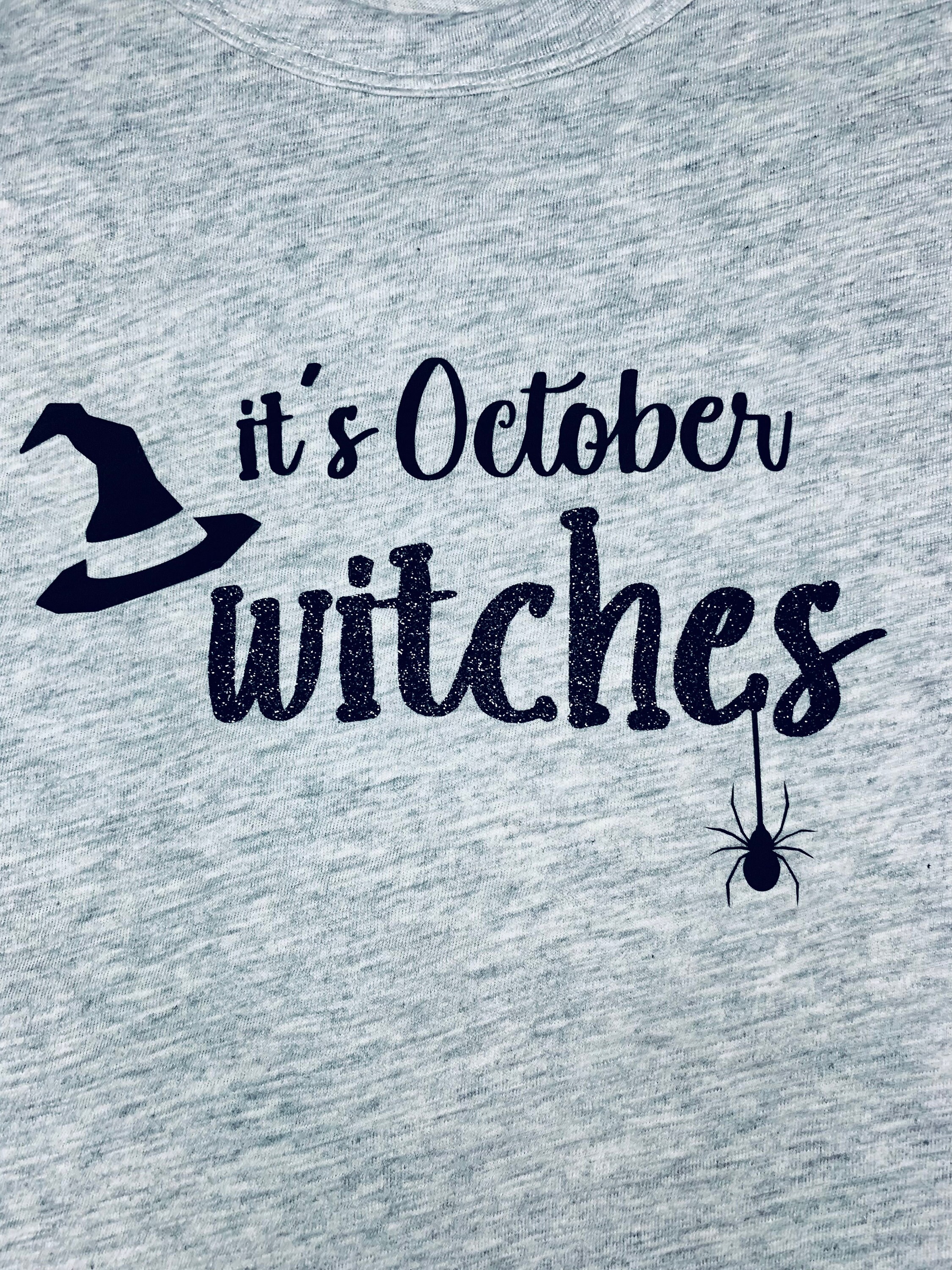 Its October Witches Womens Halloween t shirt. | Etsy