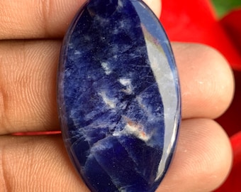 Natural Sodalite Cabochon, Loose Gemstone, Beautiful Sodalite Gemstone, Cabs Sodalite Crystal Stone For Making Jewelry, Gift For Her