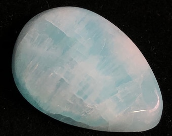 Natural Blue Aragonite  Cabochon, Blue Aragonite Gemstone For Making Jewelry