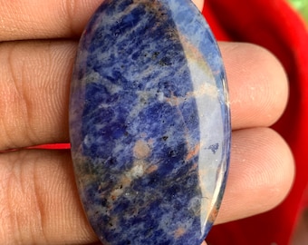 Natural Sodalite Cabochon, Loose Gemstone, Beautiful Sodalite Gemstone, Cabs Sodalite Crystal Stone For Making Jewelry, Gift For Her