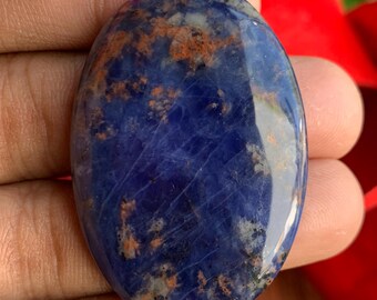 Natural Sodalite Cabochon, Loose Gemstone, Beautiful Sodalite Gemstone, Cabs Sodalite Crystal Stone For Making Jewelry, Gift For Her