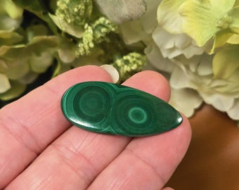 Natural Malachite Cabochon, Green Malachite Gemstone For Making Jewelry