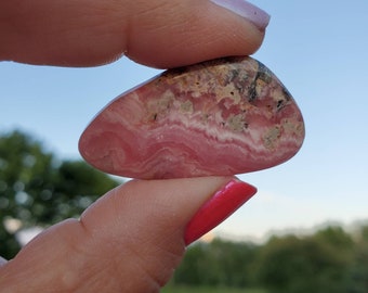 Rhodochrosite Cabochon, Rhodochrosite Naturale Fancy Shape Gemstone