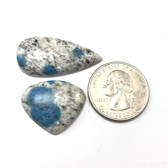 K2 Jasper Cabochon, Natural K2 Jasper Gemstone (2 pieces)