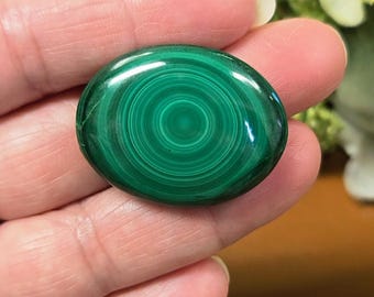 Natural Malachite Cabochon, Green Malachite Gemstone For Making Jewelry