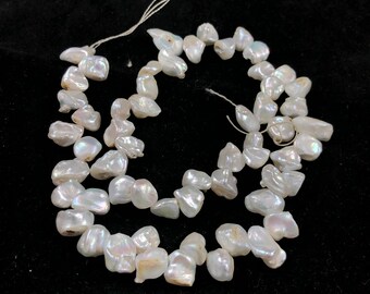 Perle di perle, filo di perle di perle naturali per la creazione di gioielli