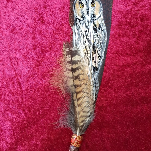 Owl Feather Craft Etsy