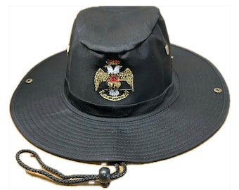 33rd Wings Down Masonic Boonie Hat