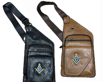 Men's Mason Sling Bag-NEW- Emblem options