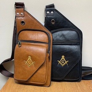 Men's Mason Sling Bag-NEW- Emblem options