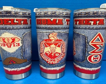 Delta Stainless Steel Laser Printed Tumbler
