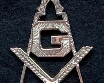 Masonic Compass and Square Jewel