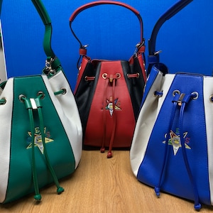 Color Block OES Bag With Wallet