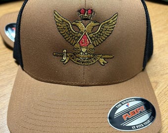 Masonic Wings Up Soft Meshback Trucker Cap