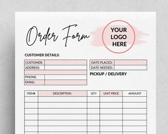 small vinyl business forms etsy