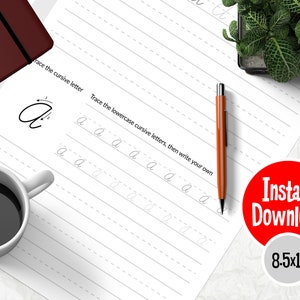 Cursive Handwriting Workbook, Cursive Writing Practice Workbook ...