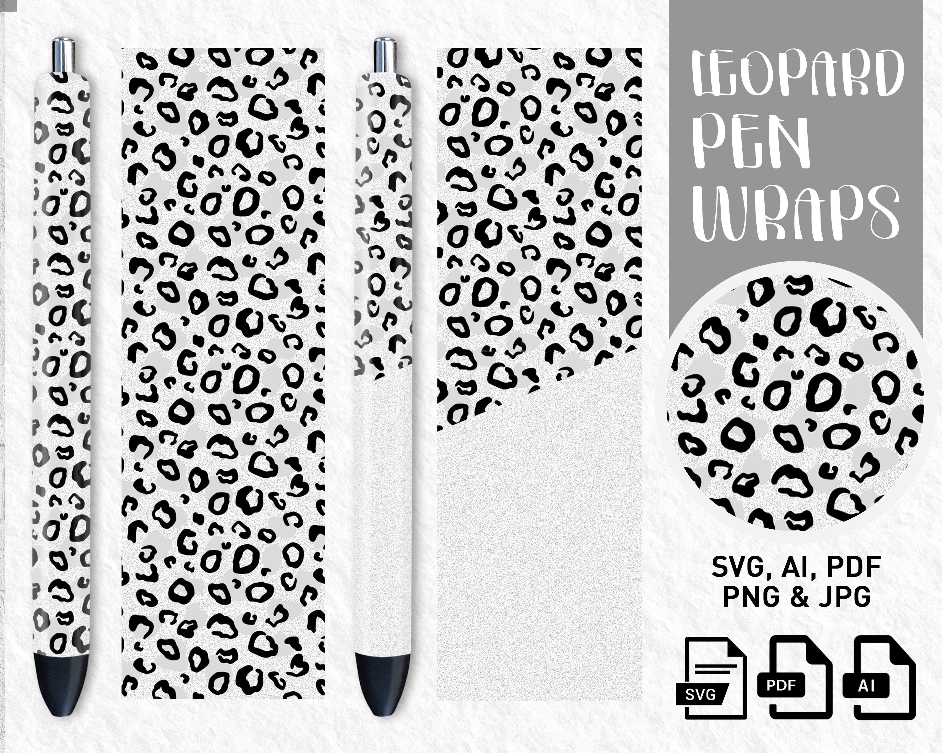 Glitter Bleach Pen Wrap Design SET, Epoxy Pen Wraps, PNG, Instant