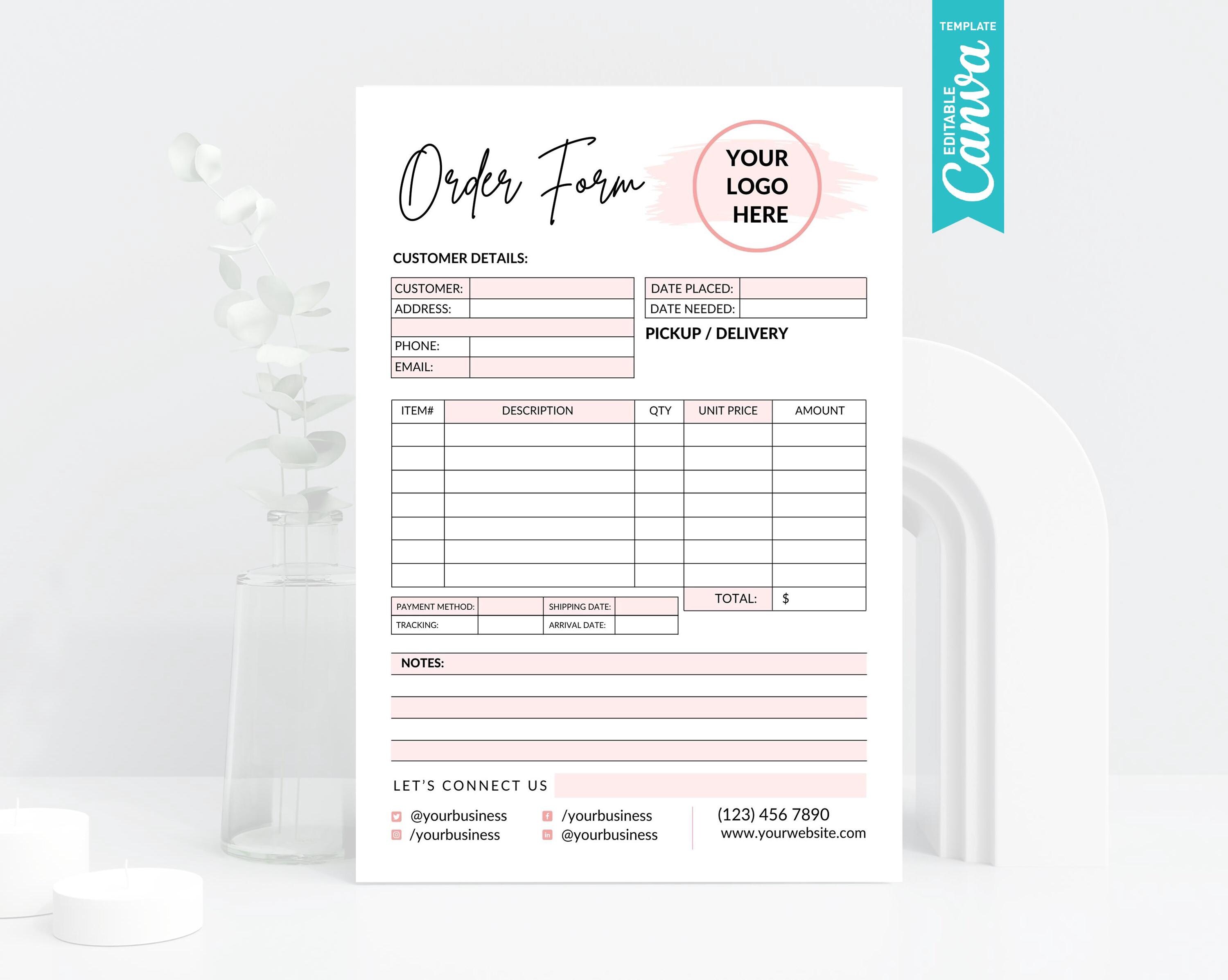 Office Supply Request Form - Etsy