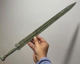 Unique ancient Roman wonderful bronze excellent sword