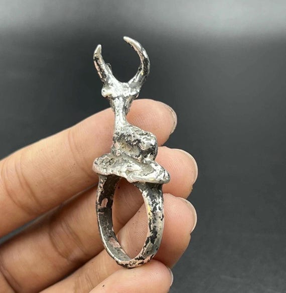 Wonderful Ancient Beautiful solid Silver Roman Ri… - image 3