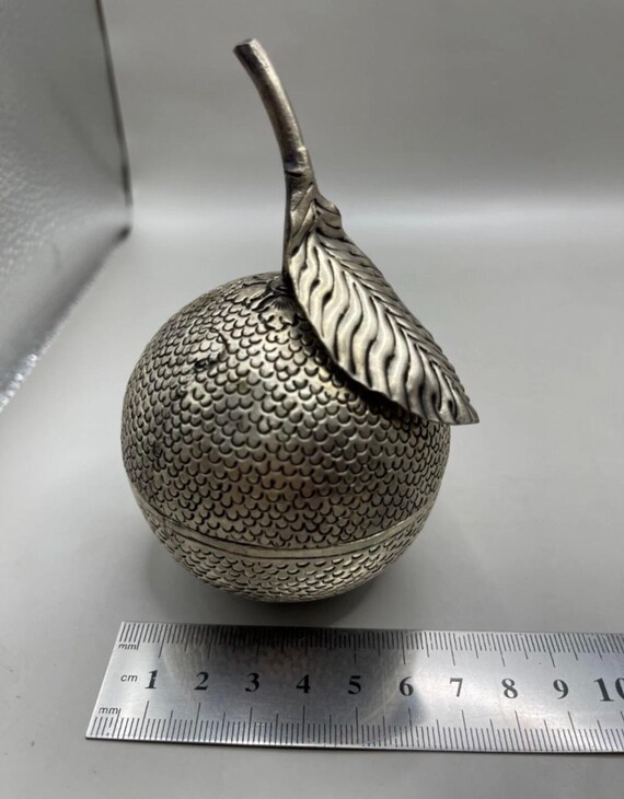 Unique Ancient Near Eastern solid Silver orange F… - image 8