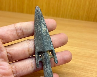 Ancient Greek Mycenaean bronze long shot arrowhead-circa 1600-1000 BC