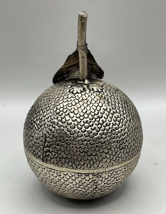 Unique Ancient Near Eastern solid Silver orange F… - image 3