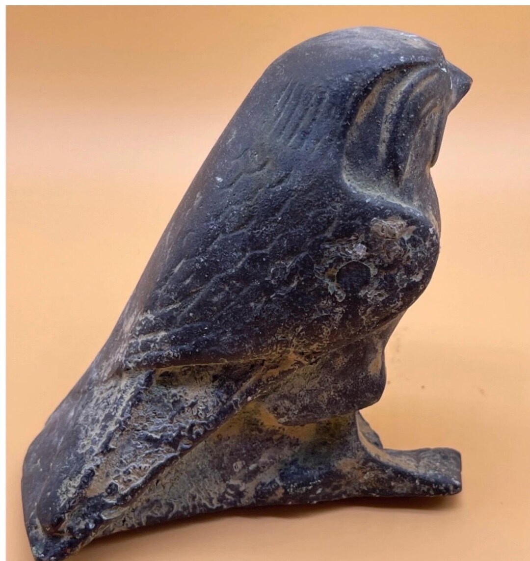 青銅製 古代鳥形装飾品 上質仕様 古代オリエント ペルシャ 青銅製鳥像 置物 古代オリエント