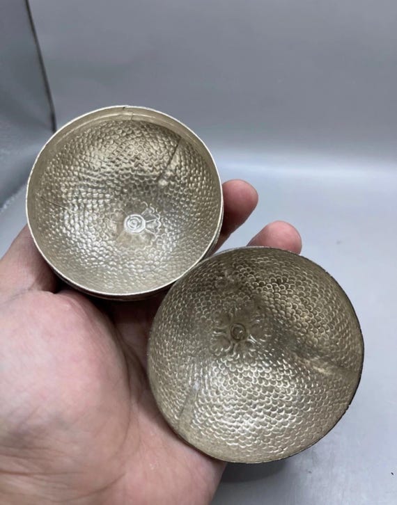 Unique Ancient Near Eastern solid Silver orange F… - image 4