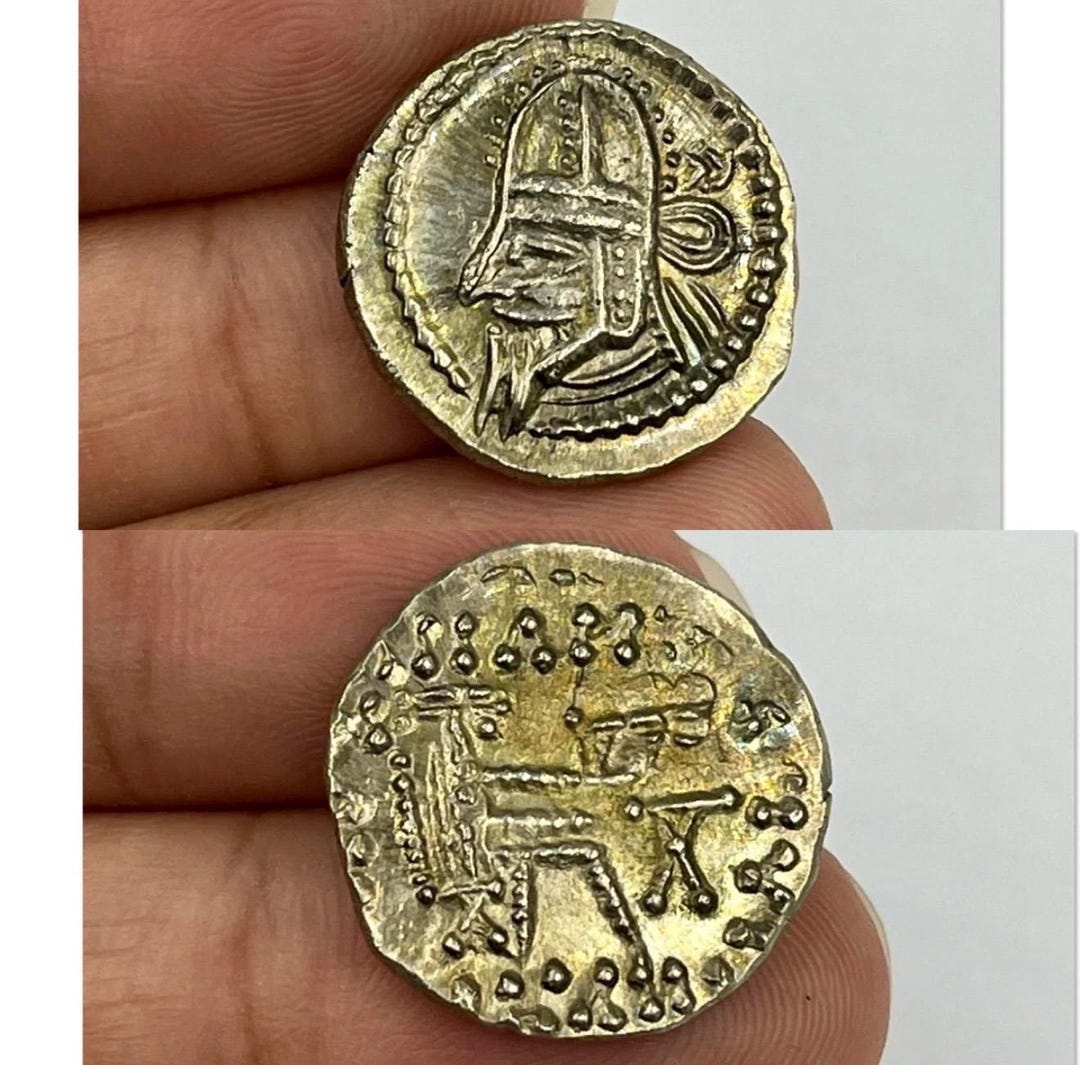 Unique PARTHIAN KINGDOM. Pacorus, AD 78-120 Silver Drachm Coin - Etsy