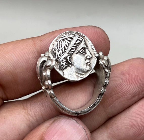 2000+ Years Old Ancient Roman Solid Silver Coin r… - image 3