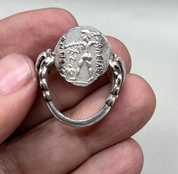 2000+ Years Old Ancient Roman Solid Silver Coin r… - image 2