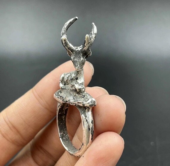 Wonderful Ancient Beautiful solid Silver Roman Ri… - image 5