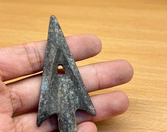 Ancient Greek Mycenaean bronze long shot arrowhead-circa 1600-1000 BC